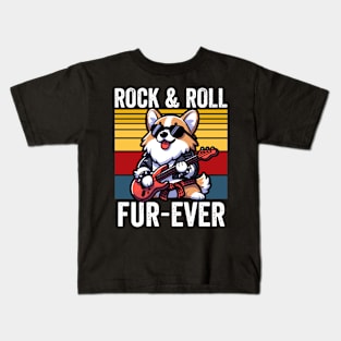 Rock and Roll Fur Ever Kids T-Shirt